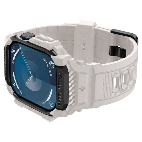 Spigen Apple Watch 11/10 Series Case+Band – Rugged Armor Pro